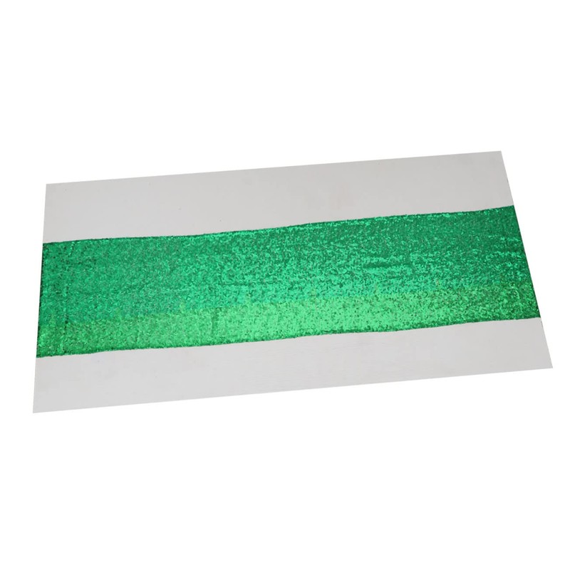 GRIRIW 30x180cm Green Sequin Table Cover Elegant Tablecloth for Home