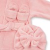 Rising Star Pink Bathrobe Spa Set, Robe, Slippers & Cap