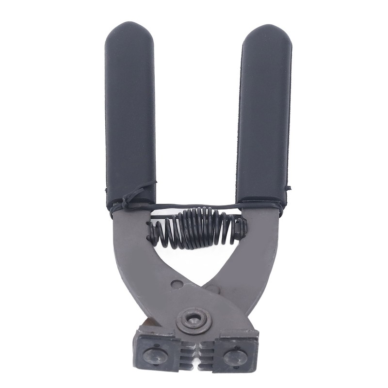 Leather Silent Pliers Diamond Awl Black Handle 4mm 4 Teeth