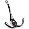 Bulk Hardware BH00829 Triple Hat and Coat Hook, Silver Tone