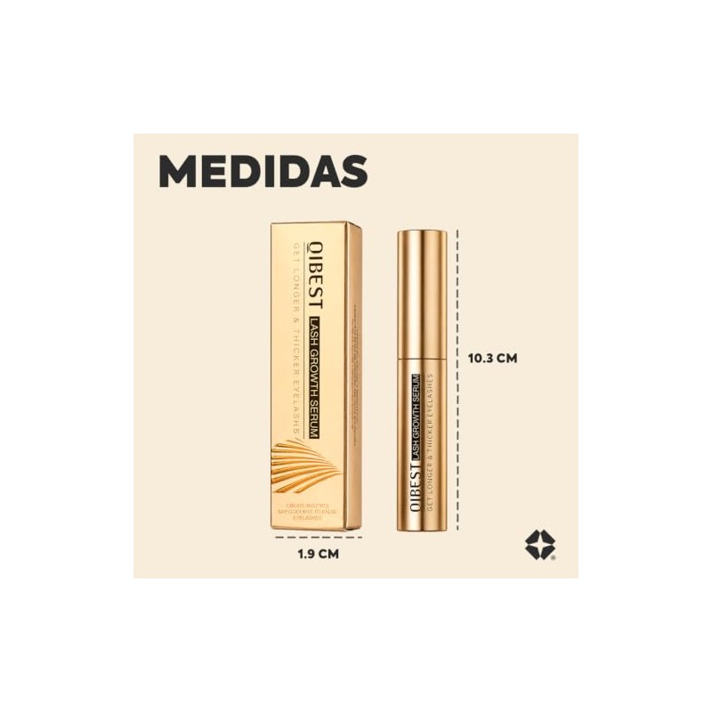 Sérum de Pestañas – Suero Fortalecedor para Crecimiento Natural, Flash