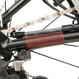 Leather Chain/Hook Protector for Brompton Bicycle (Brown)