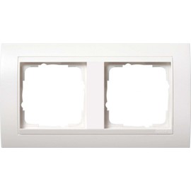 Gira 0212803 Cover Frame 2 Compartments for Pure White