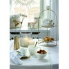 GreenGate Small Grace Plate White with Hearts in Red and