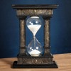 Veronese Design 7 1/8 Egyptian Winged Sun Columns Hourglass Resin