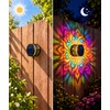 Outdoor Solar Fence Light – IP65 Metal LED Wall Lamp