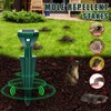 4 Pack-Solar Mole Repeller - Sonic Mole Repeller - Snake
