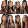 BilltiiWW Highlight Bundles P1B27 Straight Human Hair #1B Mixed With