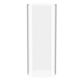 TLLAMP Large Size Hurricane Candle Holder - Glass Cylinder Open Both Ends, Open Ended Hurricane, Glass Lamp Shade Replacement(4" Wide x 10" Tall)