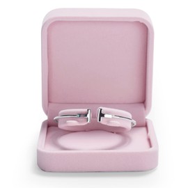 Oirlv Pink Velvet Bracelet Gift Box Elegant Bangle Storage Box Bangle Gift Box for Bracelet Bangle Long Chain for Engagement Wedding Birthday Mom Presents Mothering Sunday Anniversary(Bracelet Box)