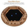 Shut The Box Game for 1-6 Players, Plusvivo Large Round