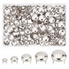 GORGECRAFT 200Pcs 4/6/8/10/12mm Claw Rivet Nailheads Spots Stud Round Dome