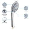 Premiumwire High Pressure Shower Head 5 Settings Handheld Shower Heads
