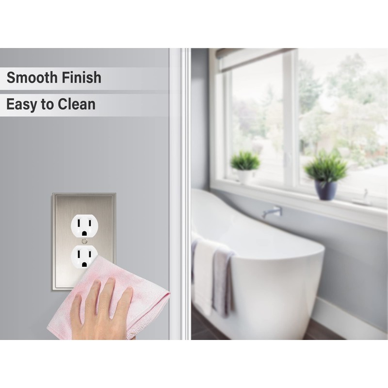 Henne Bery Soft Modern Decorative Wall Plate Switch Plate Outlet