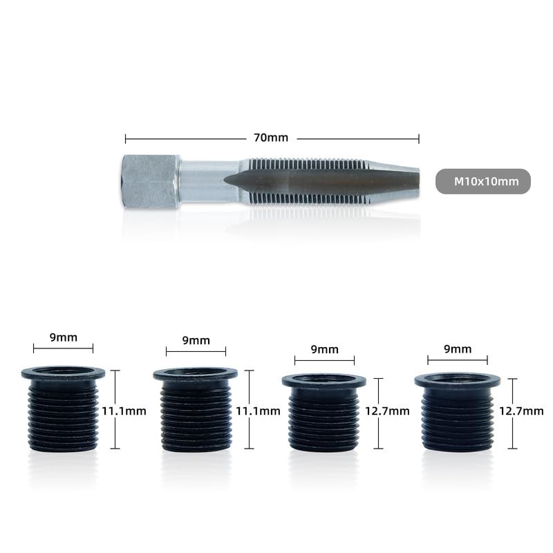 CCLIFE Repair Kit for Spark Plug Thread M10 x 1.0