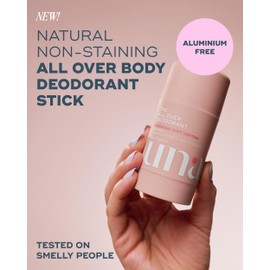 Luna Daily The All Over Deodorant™ Stick | Hydrating Natural Deodorant for Women | Aluminum-Free, Non-Staining & pH-Balanced | Soft Cotton Scent | With Hyaluronic Acid & Prebiotics, 2.4 oz