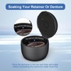 All-in-One Denture & Retainer Case with Soaking, Freshening, Sanitization and