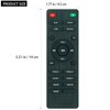 Allimity Replacement Remote fit for Wohome TV Soundbar Speakers System