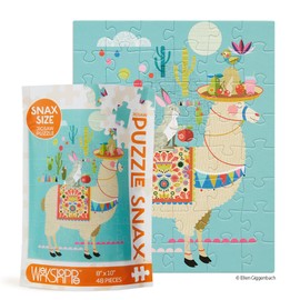 Llama Llyft 48 Piece Jigsaw Puzzle Snax
