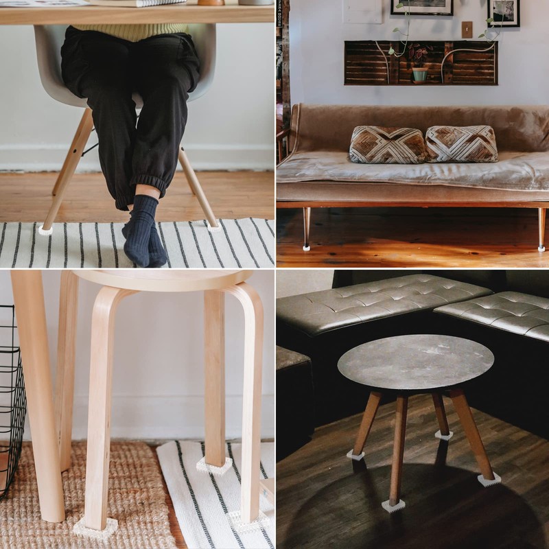 suchkawe 8 X Furniture Cups, Non-Slip Furniture Feet Pads Round