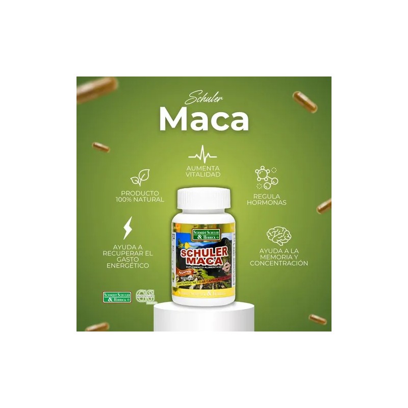 Schuler Maca Regenerador Celular 60 Caps Sfn