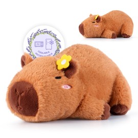 SuzziPals Heatable & Coolable Plushie, Microwave Heating Pad for Period Cramps, Cute Capybara Gifts for Girls & Boys