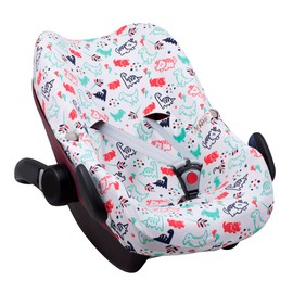 JYOKO KIDS Baby car seat cover liner made cotton compatible with Maxi Cosi Bebé Confort Pebble (Dino Party)