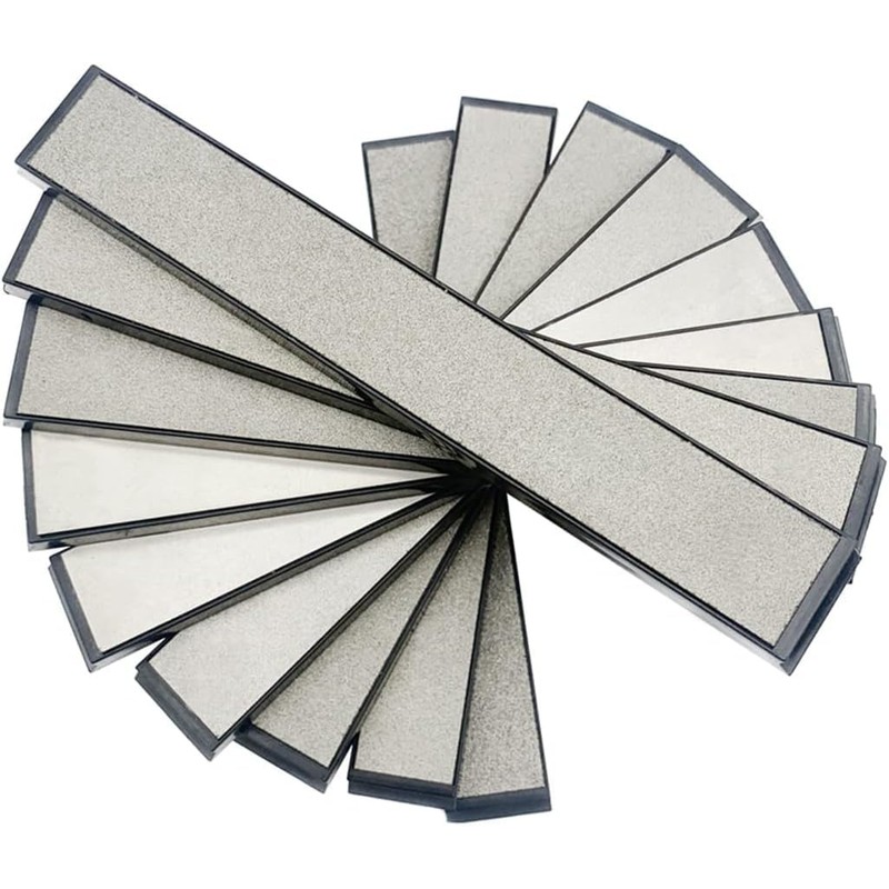 10 Pcs Diamond Sharpening Stone,150/240/320/400/600/800/1000/1200/1500/3000 Diamond Sharpening Stone with Non-Slip
