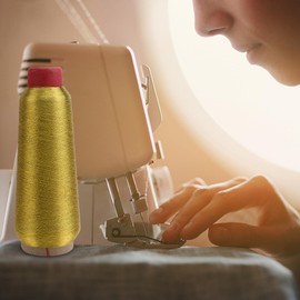 5000 Hilo De Seda Metalizado Hilo De Serger Hilo De Cono Hilo De Bordar Metálico Hilo De Costura Metalizado Hilo De Coser Hilo Metalico Carrete Niño Linea Blanca Adulto