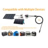 Fullecty 16.5FT Solar Extension Cable 8mm Plug for Jackery/BLUETT