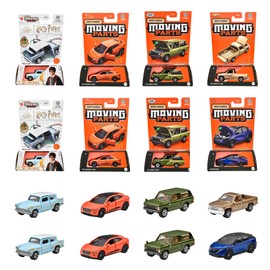 Matchbox 988P-FWD28 Moving Parts Assortment, Vehicle Toy, Mini Car, Set of 8, Sold in Box, Ages 3 and Up