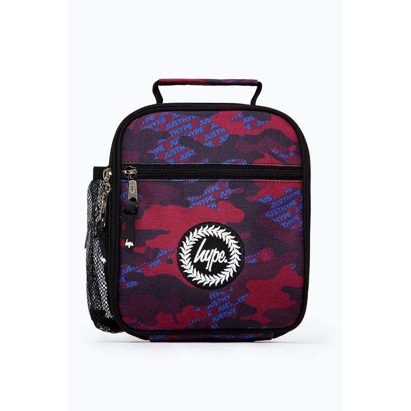 Hype Burgundy & Blue Logo CAMO Lunchbox
