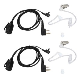 2pcs Air Acoustic Tube Earpiece Replacement for MIDLAND G6 G7 GXT550 GXT650 LXT80 GXT1000VP4 LXT500VP3 GXT1050VP4 GXT1000XB