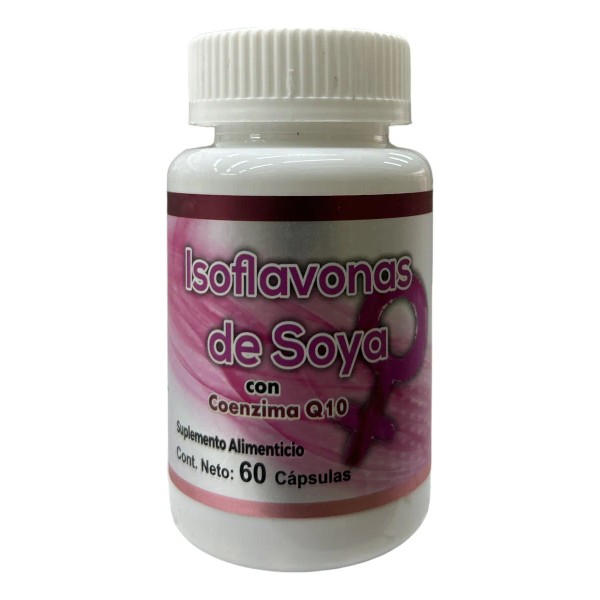 Isoflavonas De Soya + Coenzima Q10 60 Cápsulas G&g Sin