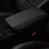 AOMSAZTO Armrest Covers for 2017-2020 Ford Fusion Black Leather