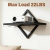 DAWASAPAT Projector Shelf for Wall Mount, 14.97" x 7.87" Floating