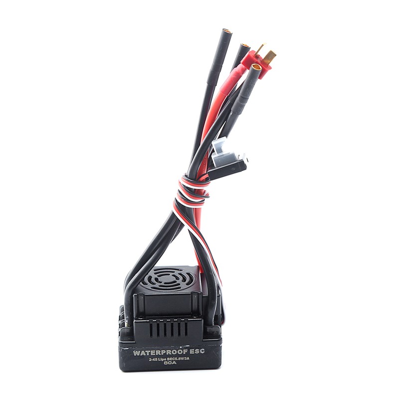 Waterproof 3660 3300KV Brushless Motor 80A Brushless ESC Combo Set