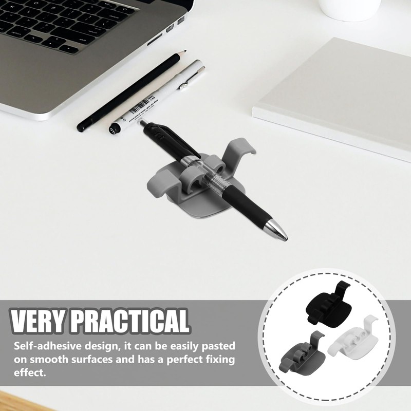Operitacx 6st Selbstklebender Stifthalter Clips Für Whiteboard-stifte Praktische Stiftclips Whiteboard-stifthalter