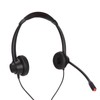 RJ9 Headset Noise Cancelling Mute Function Corded Business Headphone with