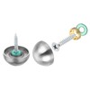 uxcell 4 Set Mirror Screws with Caps, 25mm 304 Stainless