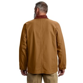 Carhartt Men's Big & Tall Rugged Flex Duck Loose Fit Chore Coat, Brown