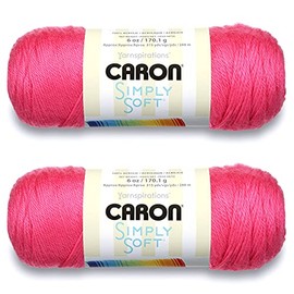 Caron Simply Soft Bulk Buy Yarn Solids (2-Pack) (Watermelon)