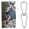 Sosoport 2pcs Indoor Carabiner Buckle Gym Pull Rod Buckle Safety