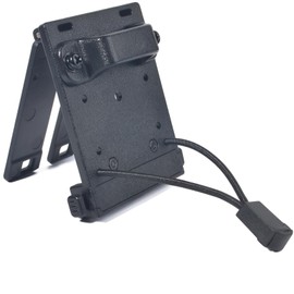 HYS Quick Release Handheld CB Amature Radio with Clip Holder w/Duty Belt Clip for Vests, Taser, Holsters, Mag Pouches, Backpacks (Nylon and Leather), for Uniden Cobra Scanner, Baofeng Motorola Radio