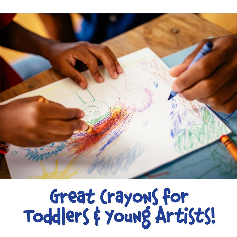 Crayola Ultra Clean Large Washable Crayons, School Supplies, 8 Count