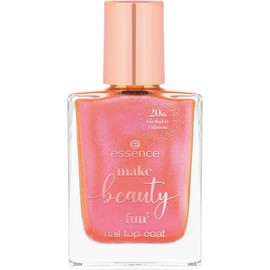 Essence Make Beauty Fun Nail Top Coat, No. 01 Coat Life With Happiness!, Multicoloured (13 ml)