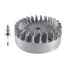Aluminum Flywheel 10krpm With Spark Plug For Honda gx200 For Clone 196cc BSP Tilly For Predator 160cc 196cc 212cc 224cc 69730 69736 Non Hemi