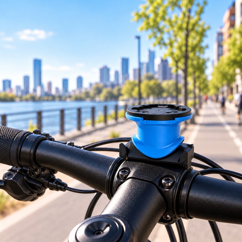 Bike Mount Adapter Compatible with Garmin-Style Mounts and Quad Lock