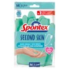Spontex Second Skin, latexfreie Haushaltshandschuhe aus Nitril-Mix, mit Touchscreen-Technologie, Größe