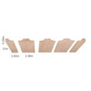 fdjamy Wine glass holder-a wooden wine glass rack and goblet